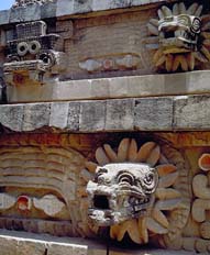 temple quetzalcoatl teotihuacan citadel motif left side main